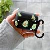 Cute Avocado Design Headphone Cover for AirPods Pro2/Pro3/Pro Anti Drop Headphone Cover for AirPods 4/3/1/2 Shock-absorbing