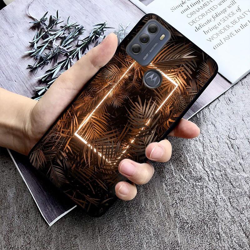 Tropical Leaf Palm Leaves Phone Case For Moto G84 G23 G24 G31 G32 G41 G51 G52 G53 G54 G71 G82 G42 G62 G200 G Play G Stylus