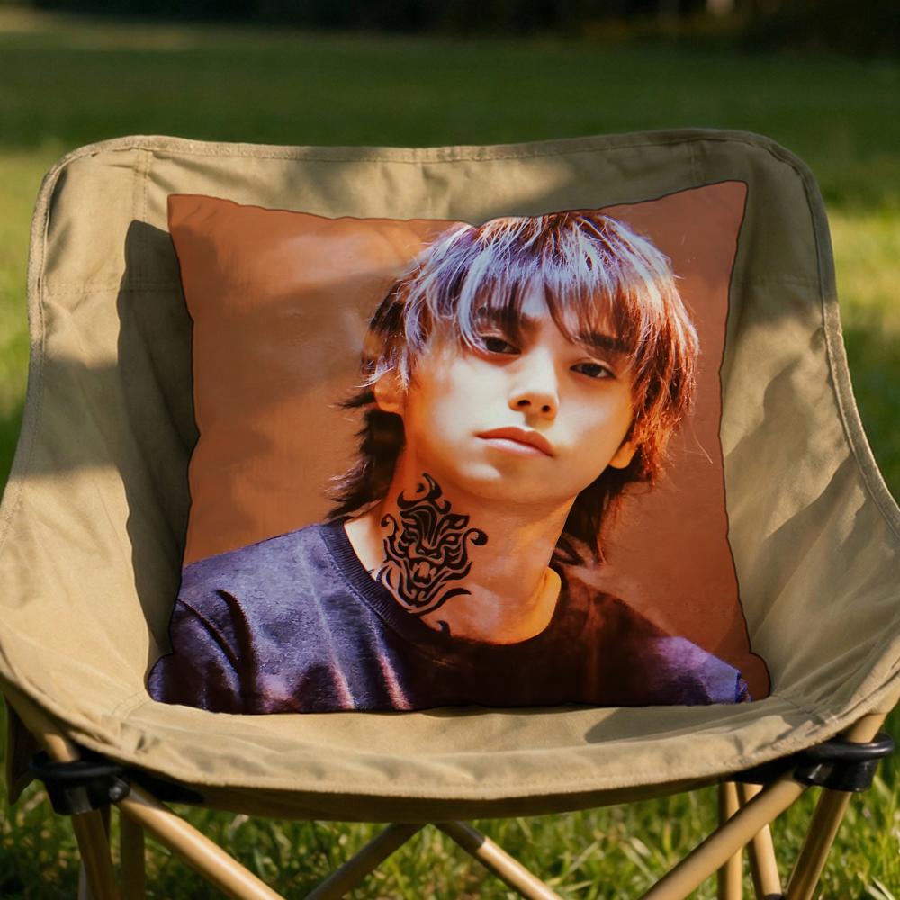 Actor NNijiro Murakami Cushion Cover Soft Reversible Durable Pillow Cover MultiScene Use for Home Car Daily Comfort