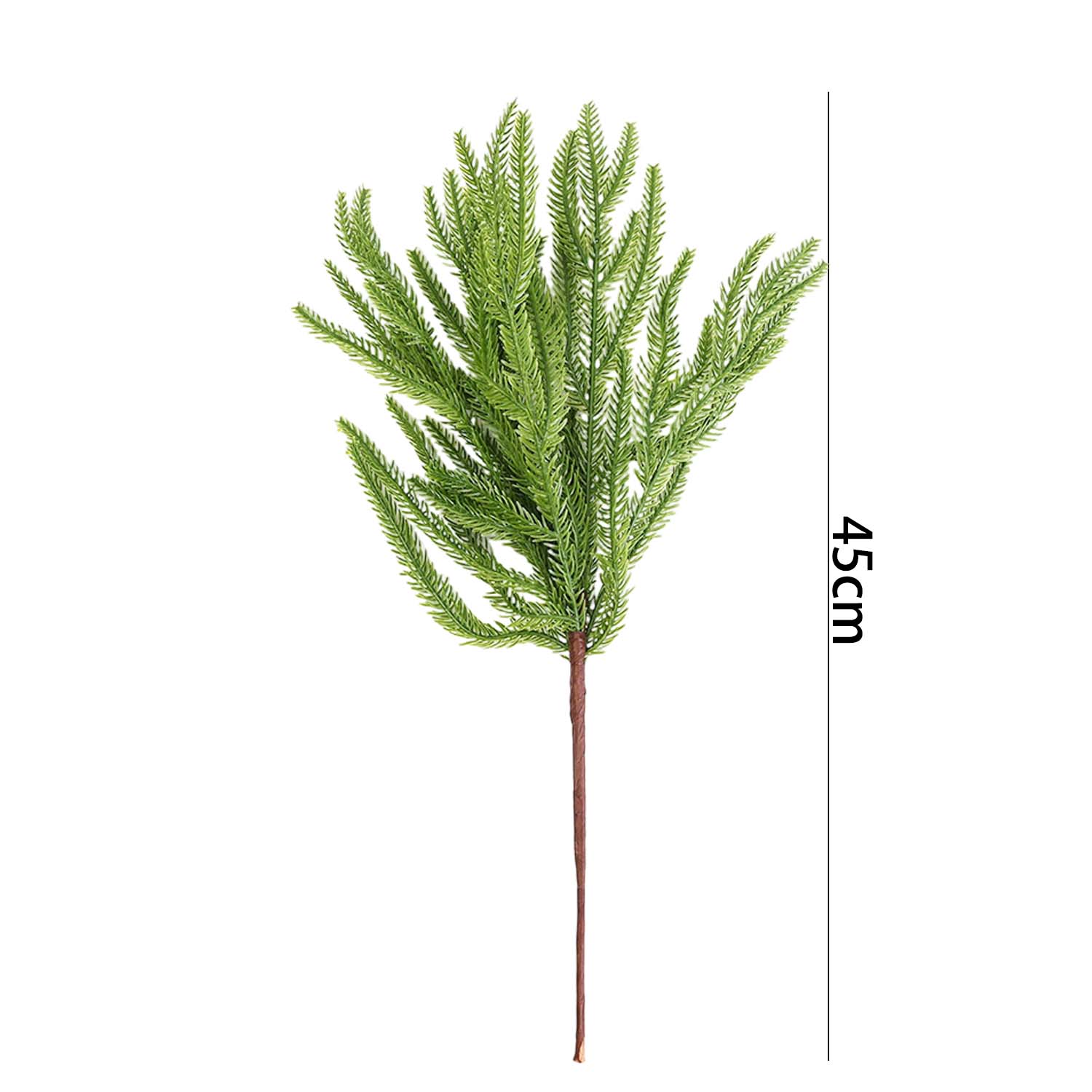 

3/1pcs Artificial Norfolk Pine Branch Christmas Pine Needle Strings Fake Greenery DIY Garland Wreath Xmas Home Party Table Decor 1pc