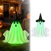 Eingang Willkommensszene Elektrisch hebende Halloween Geisterdekoration mit Stimme/Fernbedienung, Interaktives gruseliges sprachaktiviertes Requisit