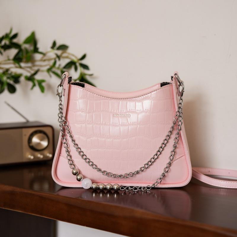 Large-capacity bag women's versatile new casual popular shoulder messenger bag bucket bag