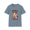 Unisex Softstyle T-Shirt Chibi Calico Kitten Slurping Ramen Cute Food Tee