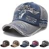 YAYAMIYA Hat Womens Mens Cap Baseball Wide Brim Embroidery Distressed Western Style Sun Protection Unisex Cool Outdoor Fathers Day Gift Ideal Hiking