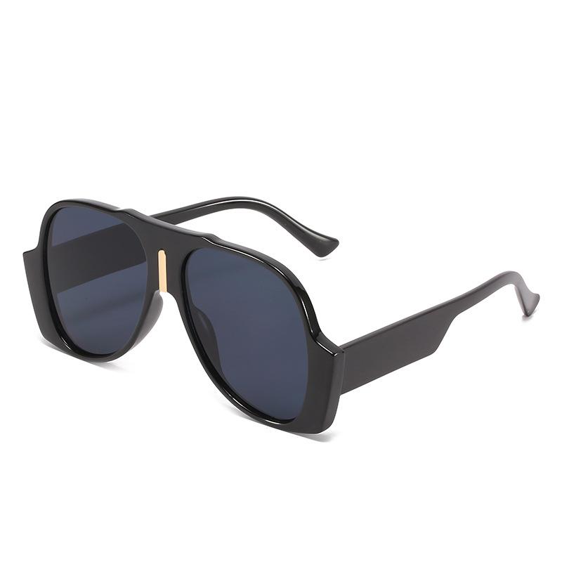Large Frame Sunglasses, European And American Fashion G Home, The Same Glasses, Wide Legs, Funny Personalized Women'S Sunglasses