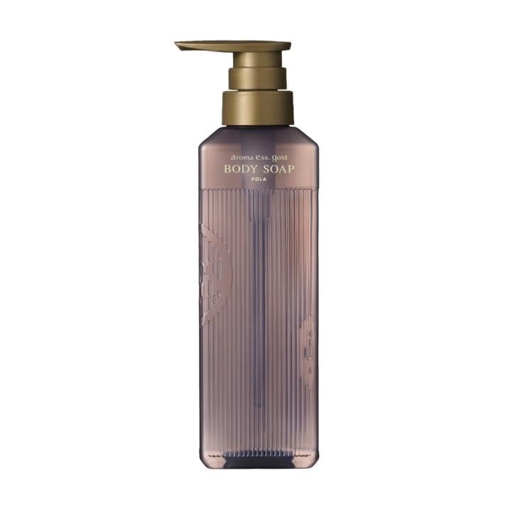 POLA Aroma Esse Gold Shampoo N x Conditioner N x Körperseife N Set 470ml mit Reiseflasche 3-teilig