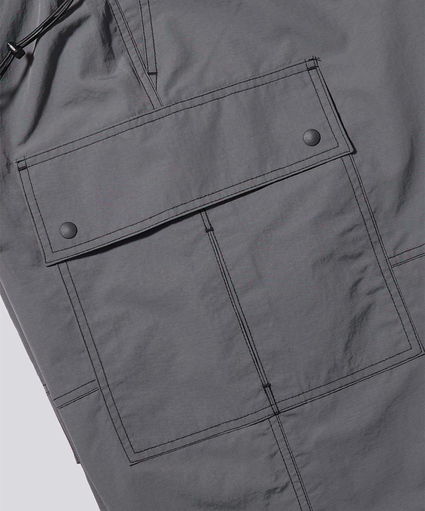 WMC Ripstop Zipper Cargo Pants_Charcoal Grey