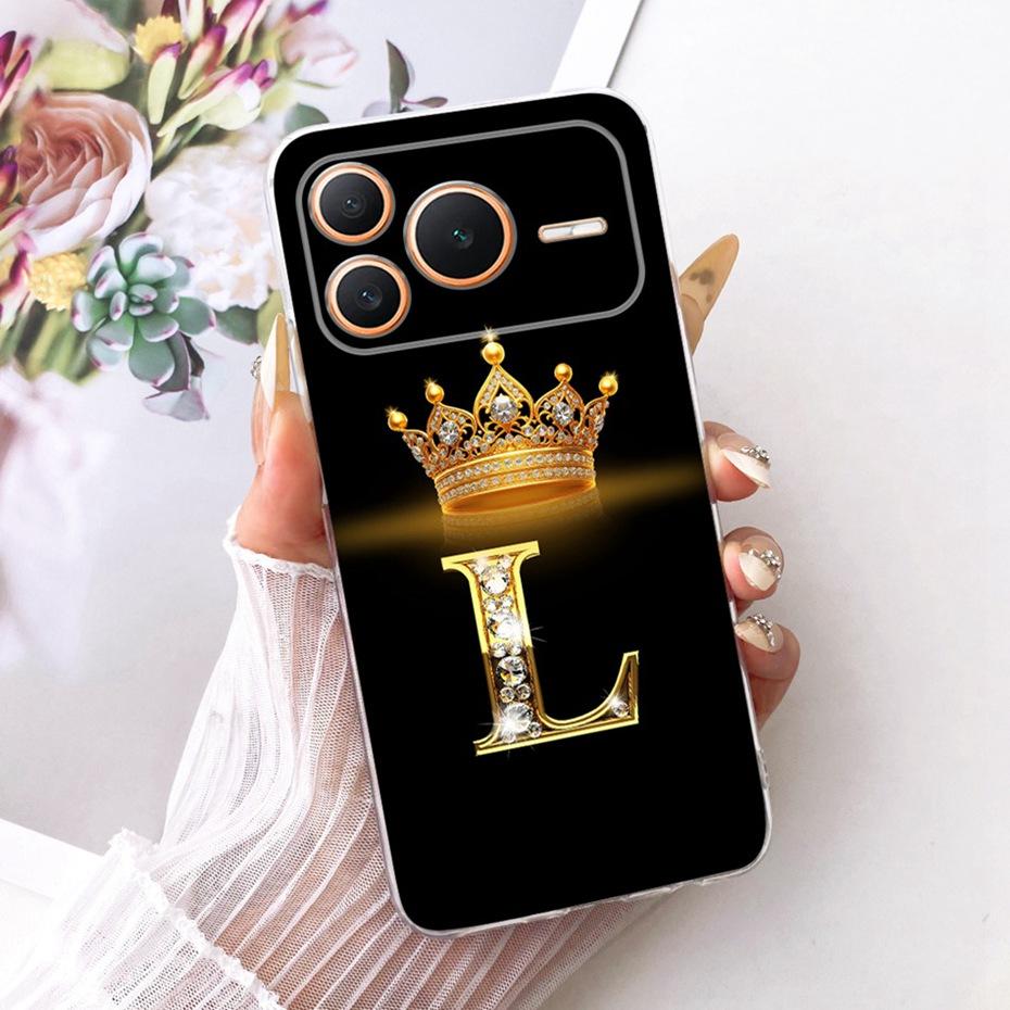 Fashion Letter Phone Case For Honor Power 2 Clear TPU Back Cover For Honor Power Power2 Soft Silicone Cases