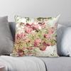 Hydrangea Blossom Square Pillowcase Polyester Linen Velvet Pattern Zip Decor Throw Pillow Case Bed Cushion Cover