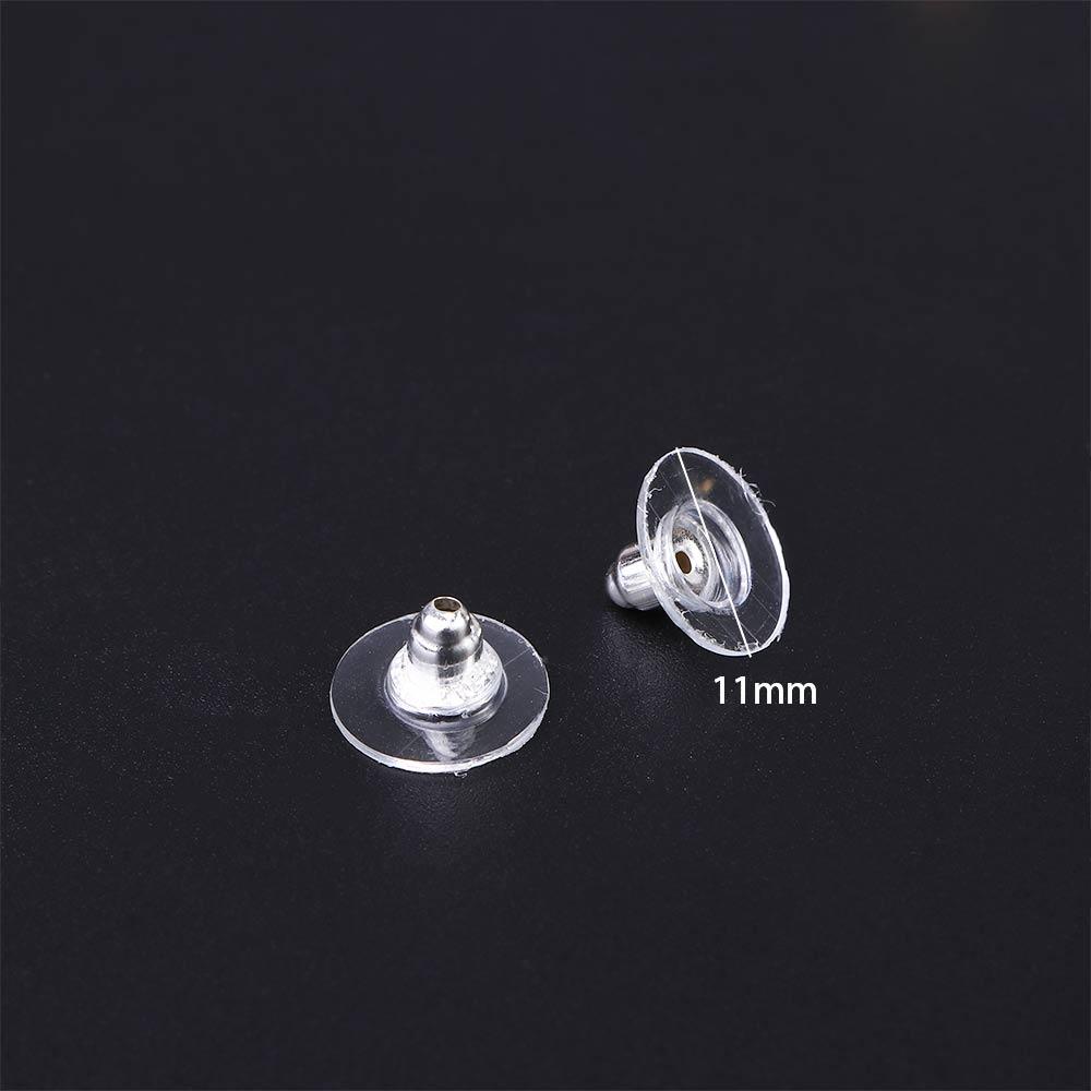 Findings Clear Accessories Fashion Earring Pads Earring Back Stoppers Ear Stud Backs Stopper Plugs