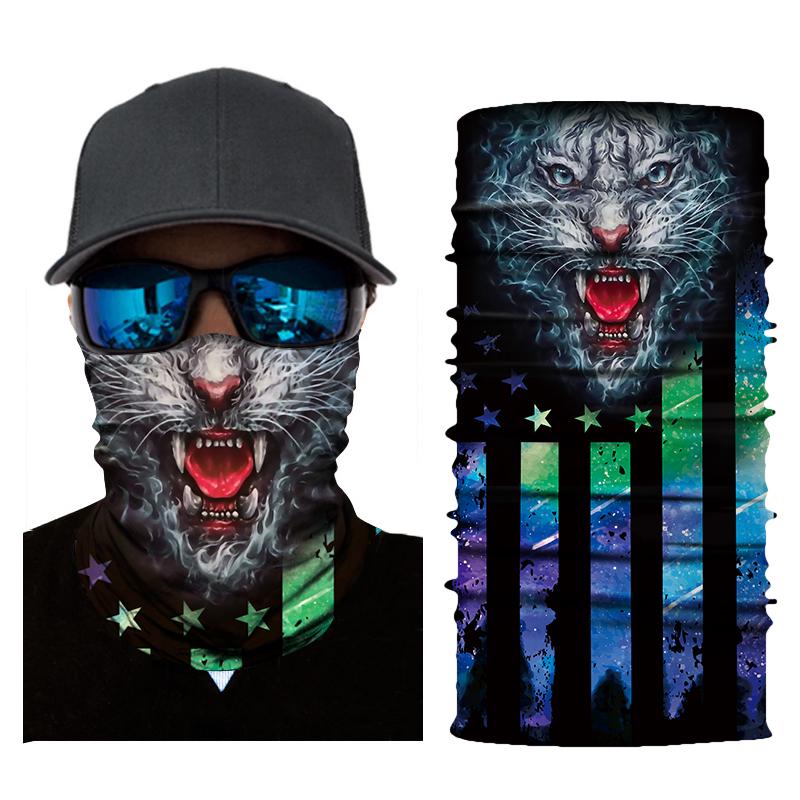 HEROBIKER HEROBIKER Motorcycle Face Mask Black Skull Balaclava Biker Face Shield Skull Bandanas Sun Mask