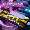 Custom Name Personalized BK Hacken Pattern Mousepad, Laptop PC Desk Mat, Decorative Desk Mat for Home Keyboard Pad Gift