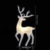 Glitter Christmas Elk Cake Topper: Crystal Deer Ornament for Desserts and Party Decor