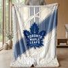 Coperta in Flanella Pile Toronto Maple Leafs Coperta Calda e Accogliente per Divano Letto Viaggio Uso in Tutte le Stagioni