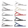 10 Pcs Tie Clip Stylish Elegant Copper Necktie Pin Set for Business Wedding Banquet