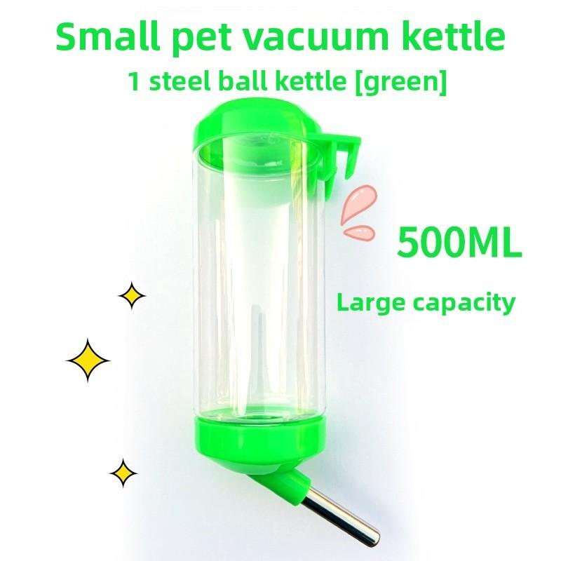 Hamster Water Bottle With Steel Ball Valve Leakproof Drinking Dispenser For Small Pets