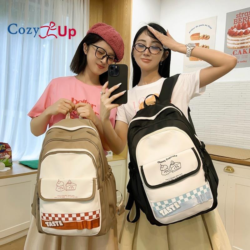 Милый рюкзак для девочек контрастного цвета — фото 3