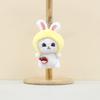 Keychain Bunny Pendant Plush Toy Stuffed Rabbit Doll Cap Bag Gift Accessories