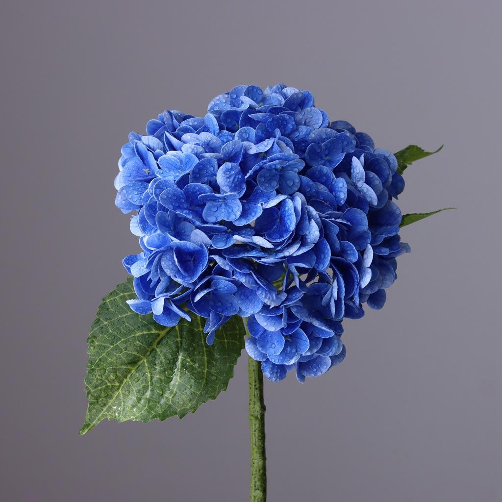 Moisturizing Large Hydrangea Hotel Decoration Flower Arrangement Wedding Arrangement Fake Flower Wholesale Film Hydrangea