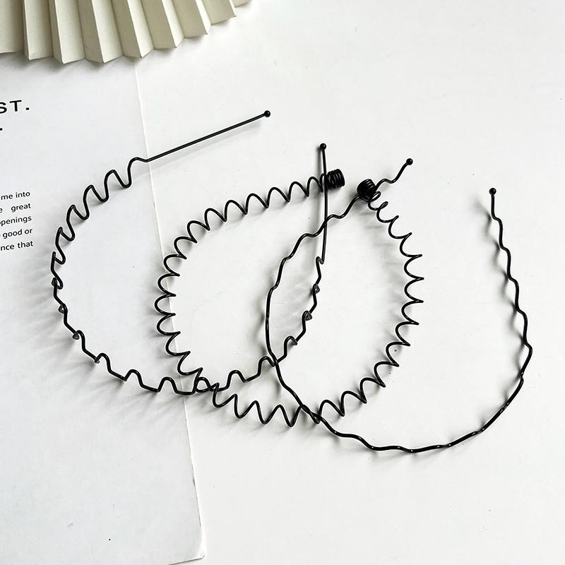 AISHG Non-slip Wash Wave Hair Bands for Women Invisible Movement Tide Simple Back Headwear Korean Hairband Girl Hair Accessories