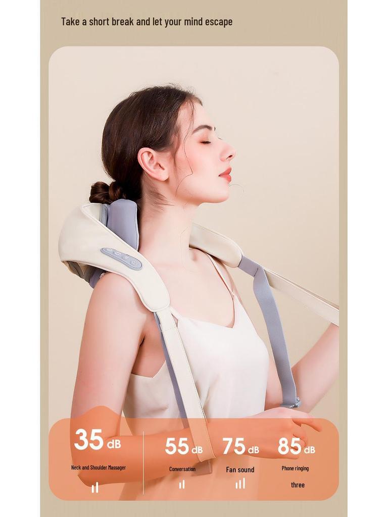 Multifunktionales Trapez- & Nackenmassage-Schultertuch mit Heißkompresse