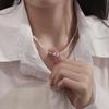 Heartbreak Sterling Silver Pearl Necklace - Women's Summer Light Luxury Niche Choker with Exquisite Millet Bead Clavicle Chain