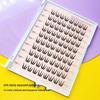 Korean Style Beginner-Friendly Individual Cluster False Eyelashes - Realistic, Glue-Free, Natural Look, Small Thin Segments.