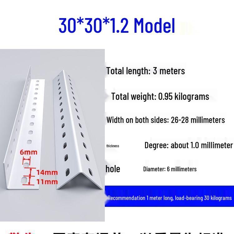 Adjustable Stainless Steel Angle Iron Shelf Rack