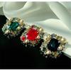 Elegant Clothing Fastener Fashion Accessory Clothing Jewelry Vintage Brooch Crystal Lapel Pin Gift for Woman Girls