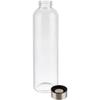 Gourde en verre - APS - 0,75 litre - Bouchon inox 18/8 - Lavable au lave-vaisselle - Transparent