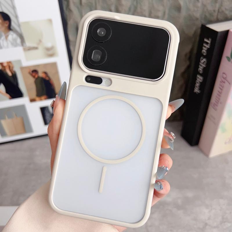 Für Magsafe Mattes Case Für Xiaomi 17 Pro Max 15 14 Pro Stoßfest Transluzent Magnetisch Kabelloses Laden Panzer PC Hülle