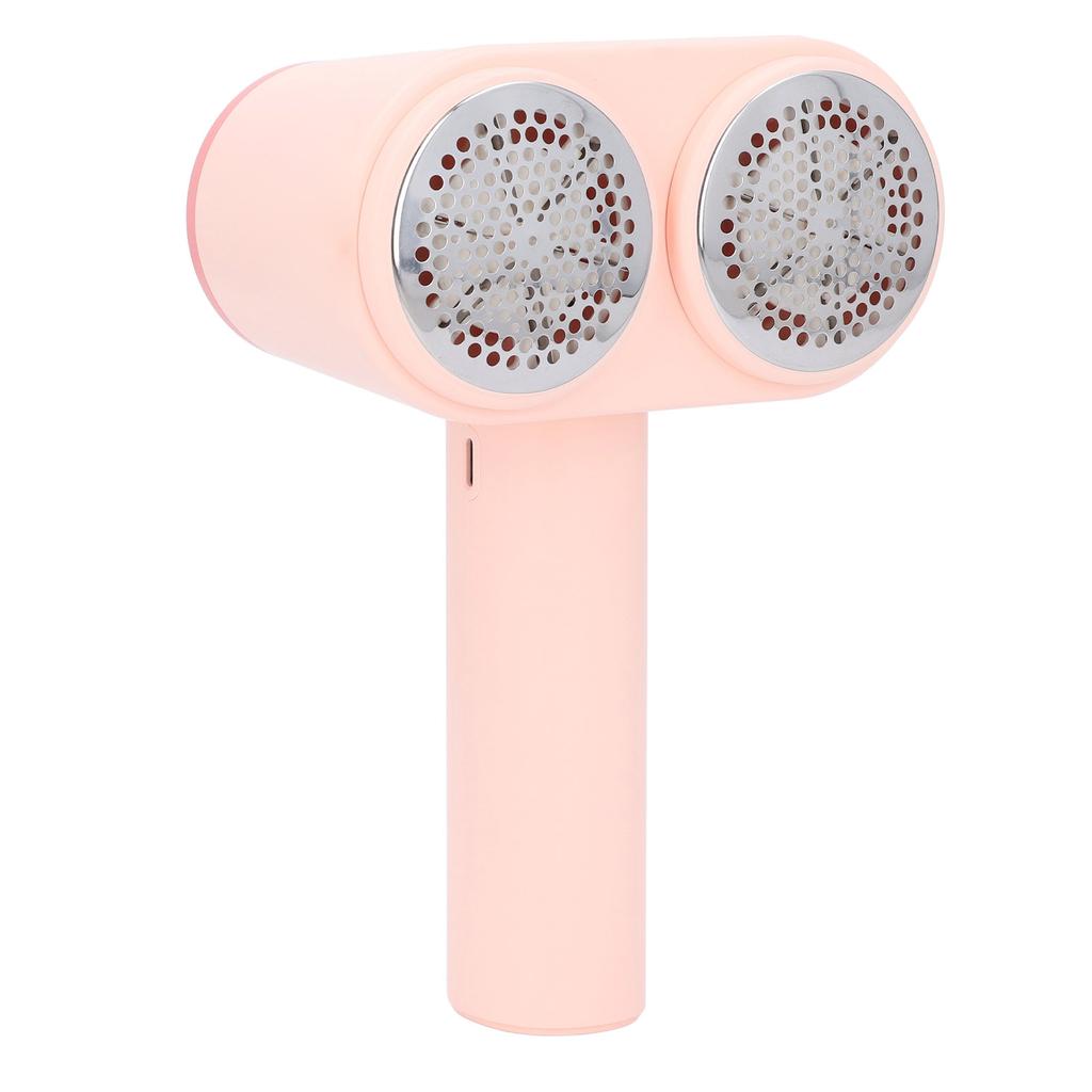 Electric Lint Remover Fabric Shaver Dual Heads 4 Speeds 12 Blades Rechargeable Large Fuzz Remover