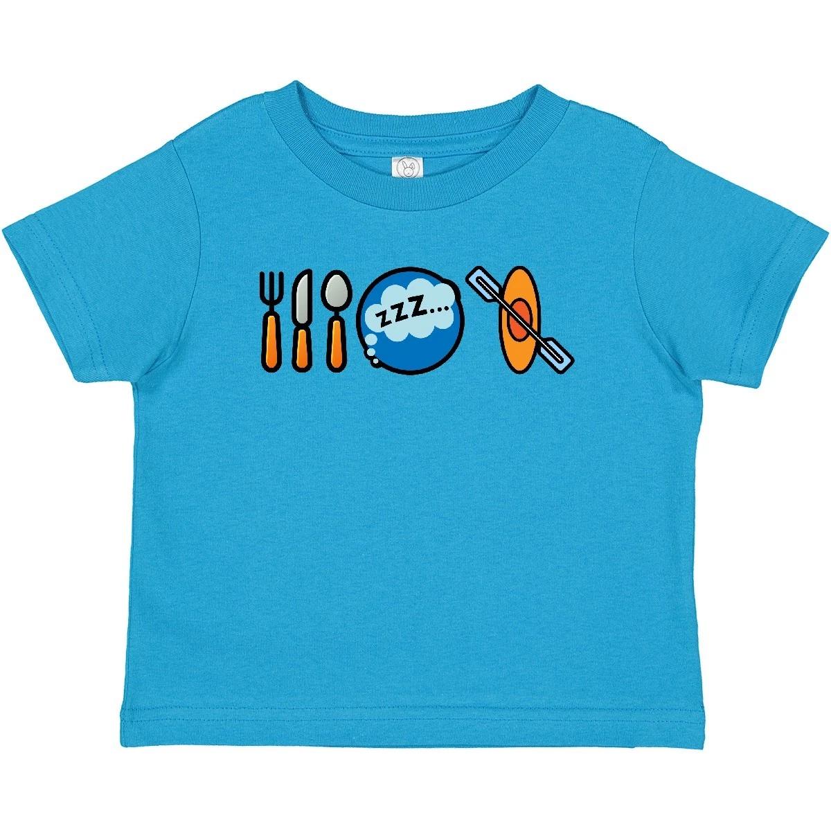 Inktastic Kayaking Eat Sleep Kayak Baby T-Shirt Boating Whitewater Future Infant 150