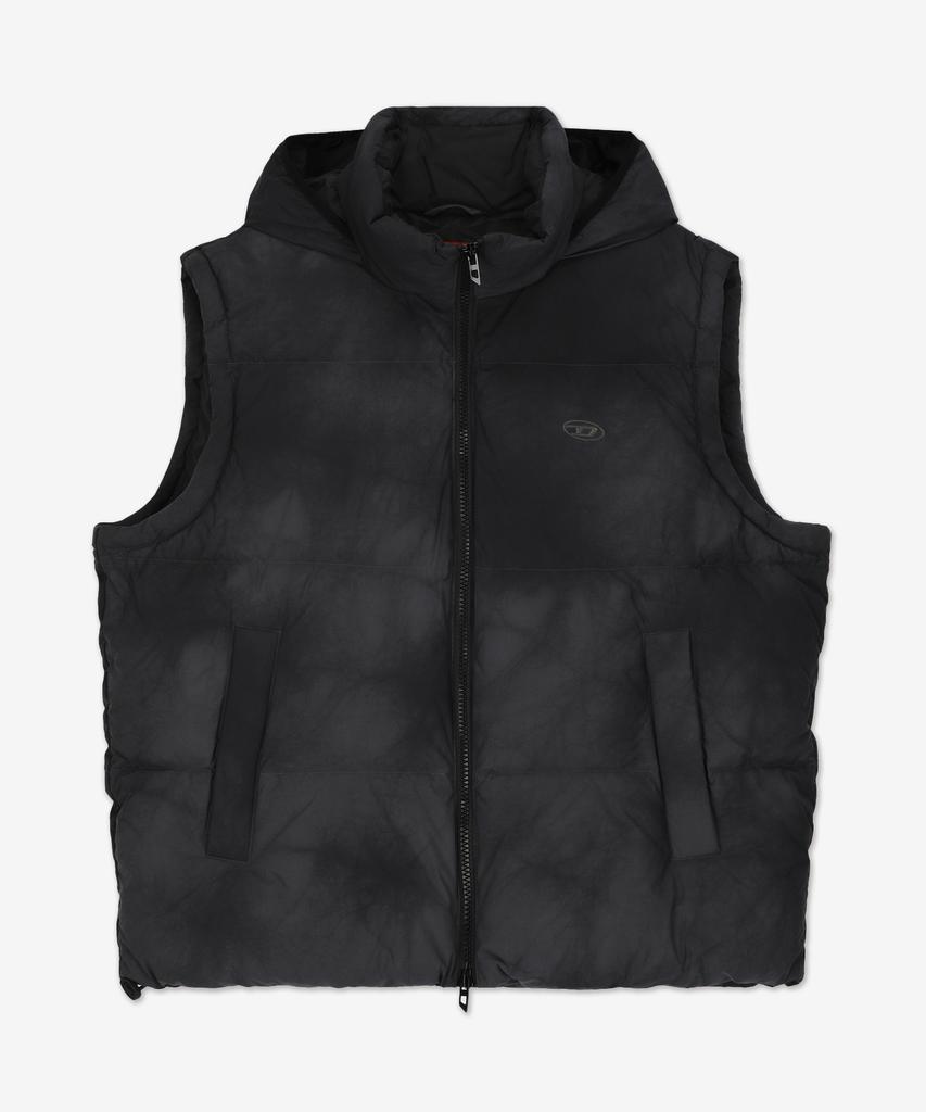 Diesel W Laville Sl Padded Vest - Black / A144030Cbcs9Xxa