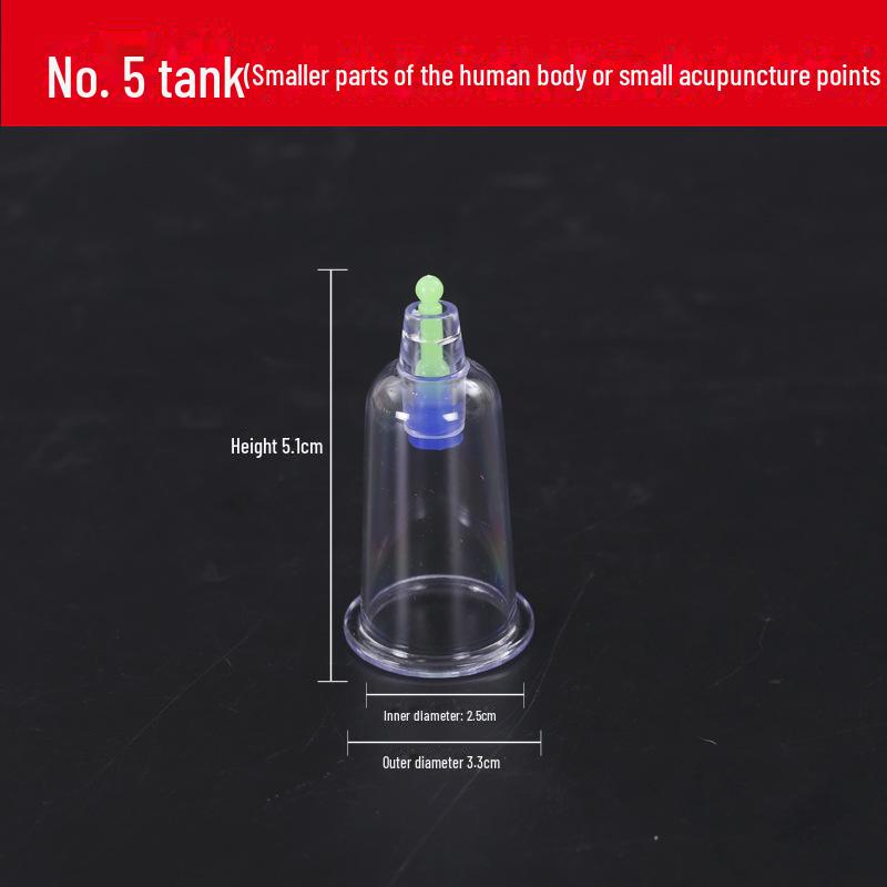 Home Vacuum Cupping Device - Large Single Tank Set for Medical Use