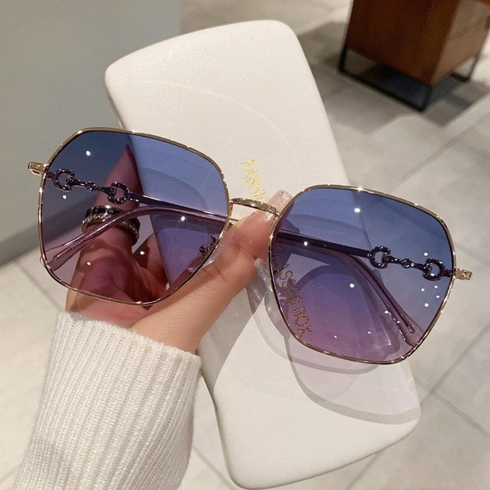 Ochelari de soare Instagram pentru femei Nouă culoare gradient Ediție coreeană Ochelari de soare la modă rezistenți la UV