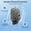 PhantAccy Pop Filter Wind Screen for Audio-Technica AT-2020 AT-2035 AT-2040 AT-2050 AT-2500 AT-4040 Microphones Fur Cover Noise Wind Reduction Black