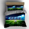 Soccer field design. Bedding Duvet cover sets Duvet covers Pillowcases gifts (1 * Duvet Cover 2 * Pillowcases, without duvet insert)