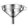 Edelstahltrichter mit Filter, kleine und große Durchmesser zum Ausgießen von Küchenöl.