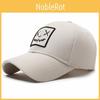 Unisex Face Embroidered Expression Baseball Cap With Embellishments Trendy