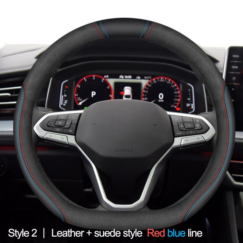 Înveliș pentru capacul volanului mașinii pentru Volkswagen VW Qashqai X-Trail Rogue Golf Tiguan Jetta Passat Beetle