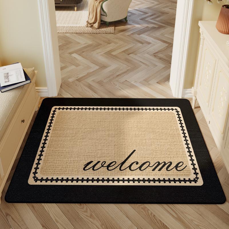 Huishoudelijk Entree Tapijt Vloermat Eenvoudige Bloem Entree Mat Deuropening Zand Stof Mat 50*80cm