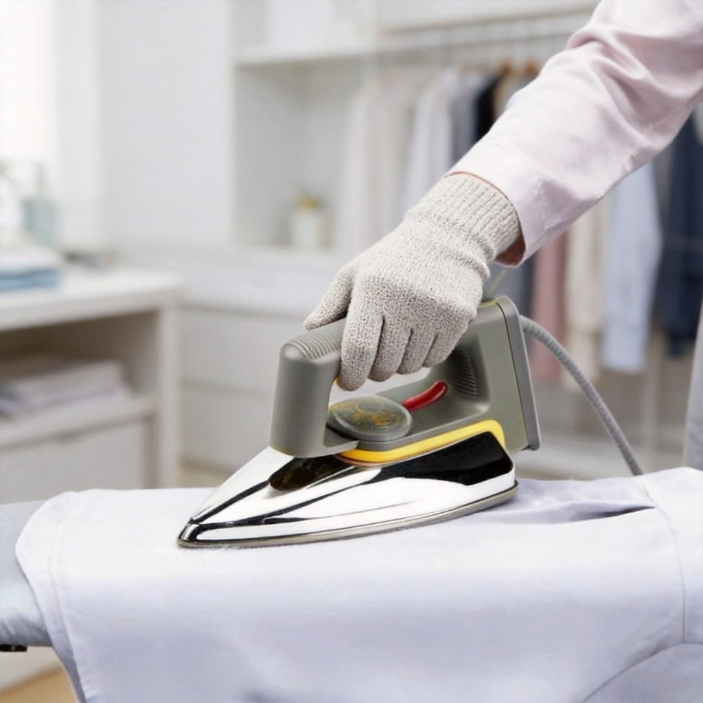 Oldfashioned Electric Clothes Iron With Mechanical Temperature Control For Household Tasks