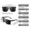 New Style Sunglasses Female Male Square Windproof Shades Outdoor Sports Riding Bike Hiking Goggles Driving Cycling Eyewear UV400
