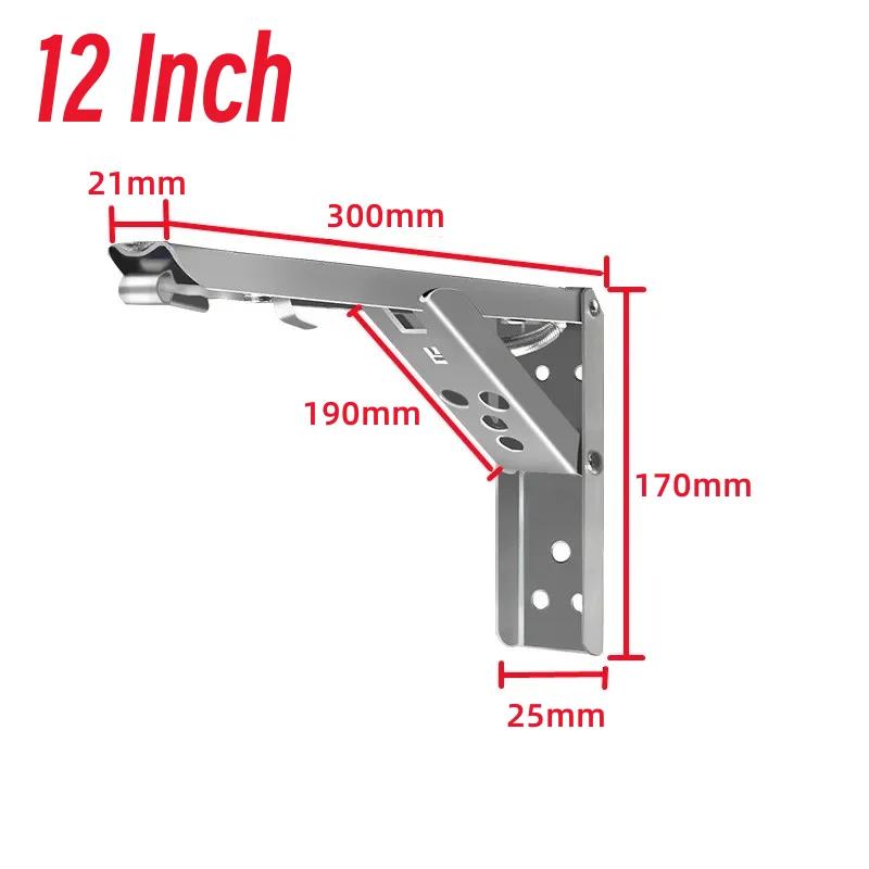 

2-упаковочных сверхпрочных складных кронштейна для полок для верстака 12/20-дюймовый настенный кронштейн из нержавеющей стали L-образной формы для настенной поддержки As show