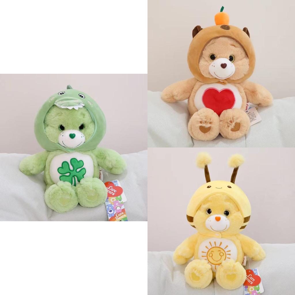 Adorable Care Bears Plush Toy Colorful Animal-themed Stuffed Pillow For Kids