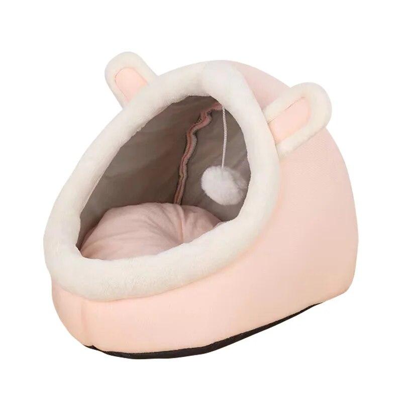 Letto Per Gatti In Rattano - Nido Morbido, Intrecciato, 34x34 Cm, Beige, Per Estate - Foto 6