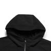 Fila WHITE Jackets Men's Jet Black Hooded Non Detachable Moderate F11M543704FBK