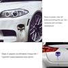 Waterproof Auto Reflective Sticker Car Skull Decal 3D Car Stickers Punisher Skull Sticker