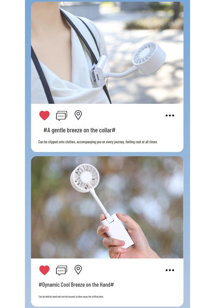 Portable 360° Clip-On Mini USB Fan for Outdoors and Umbrellas